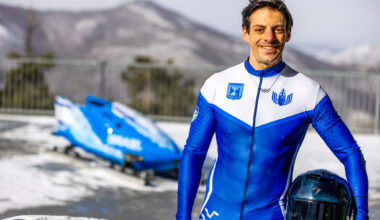 Jubilant Israeli team celebrates last-place finish in Olympic 2-man bobsleigh event