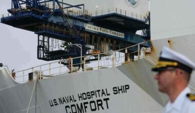 Trump says he sent a hospital ship to Greenland, so why is it docked in Alabama?