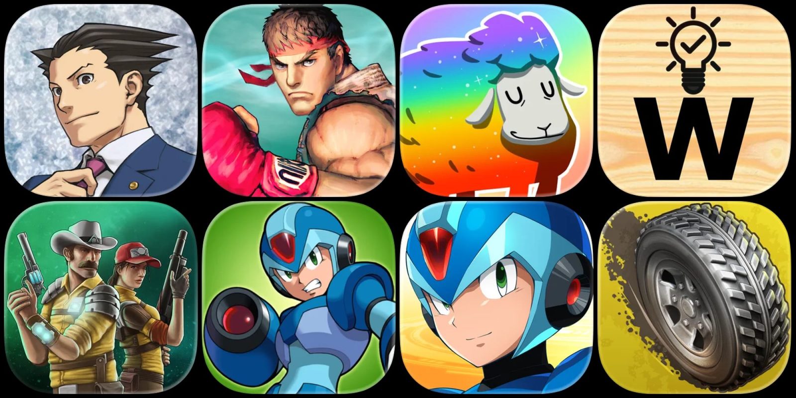 A collage of cartoon characters