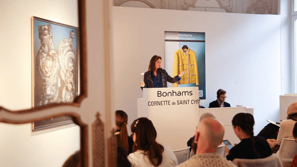 Inside the Chanel sale at Bonhams Cornette de Saint Cyr in Paris on Feb. 19.