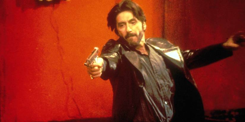 Al Pacino as Carlito firing a gun in Carlito's Way