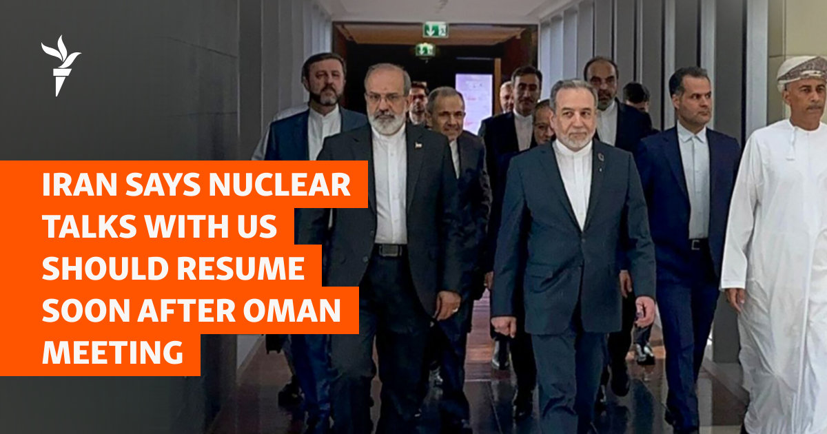 Iran Says Nuclear Talks With US Should Resume Soon After Oman Meeting