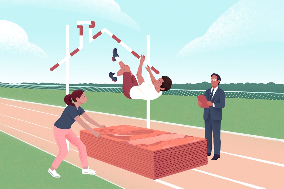 With savings and family loan, self-employed husband and nurse wife secure 43% down payment