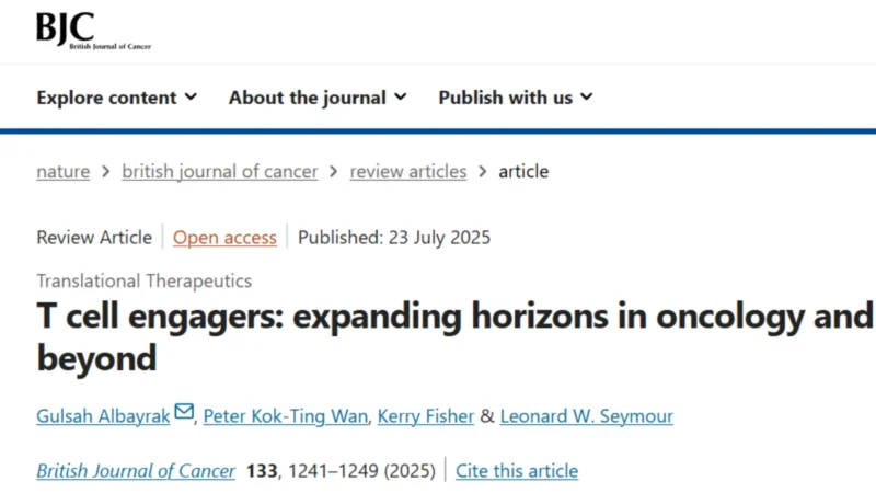 Hung Trinh: Expanding Oncology Horizons with T Cell Engager Innovations 2 Hung Trinh: Expanding Oncology Horizons with T Cell Engager Innovations
