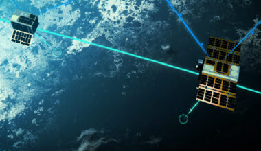Celeste in-orbit demonstration satellites orbiting