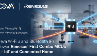 Ceva Wi-Fi 6 and Bluetooth IPs Power Renesas' First Combo MCUs for IoT and Connected Home