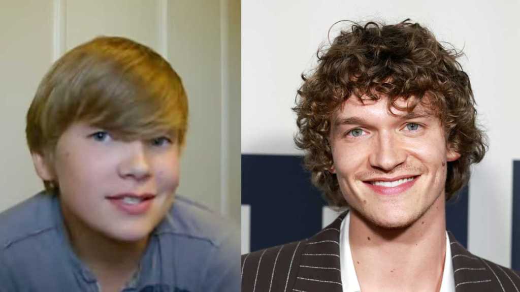 Connor Storrie has responded to a resurfaced video of himself at age 12 (left)