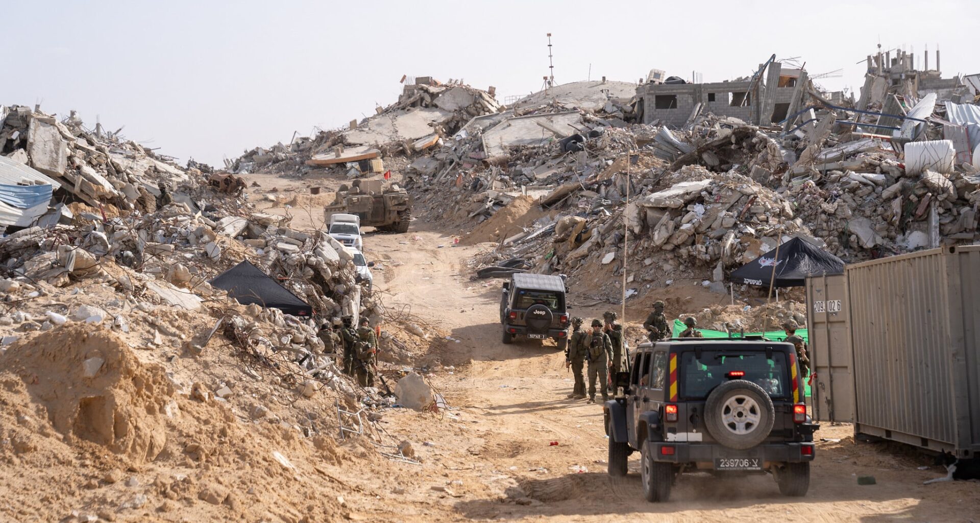 Map shows UAE-planned compound for Palestinians in Israeli-held south Gaza