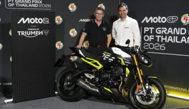 Triumph unveils new Triple Trophy prize bikes, announces sustainable fuel testing programme