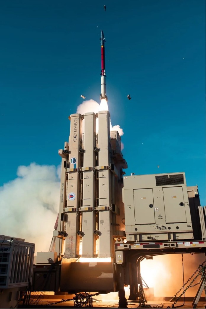 An Israeli David's Sling system