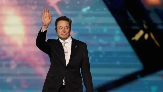 SpaceX and xAI CEO Elon Musk attends a panel at the Saudi-US Investment Forum in Riyadh, Saudi Arabia, 13 May 2025.