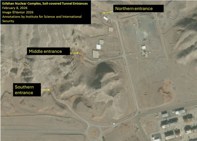 Imagery Update: All Entrances to Esfahan Tunnel Complex are Now Completely Buried | ISIS Reports