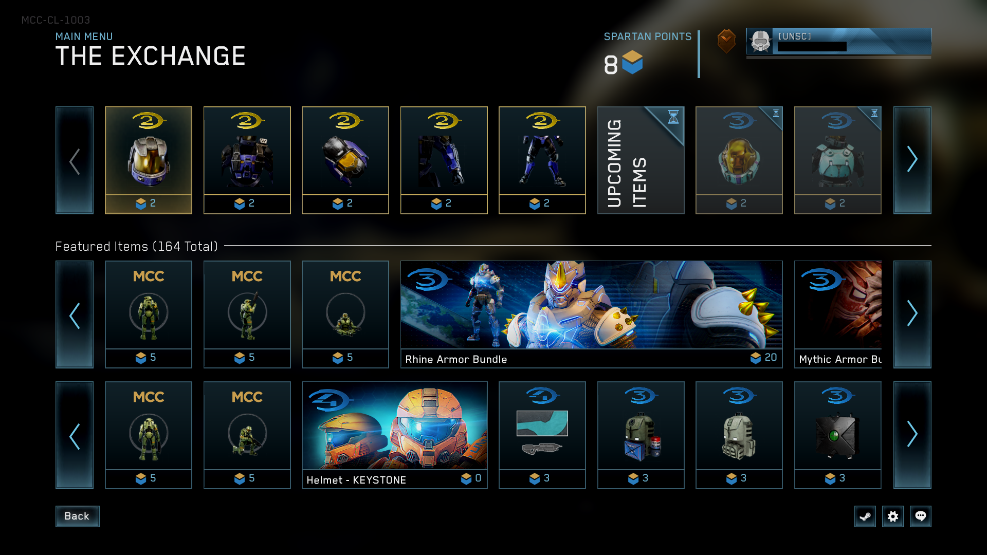 An image of the upgraded Exchange featuring previously unobtainable content.