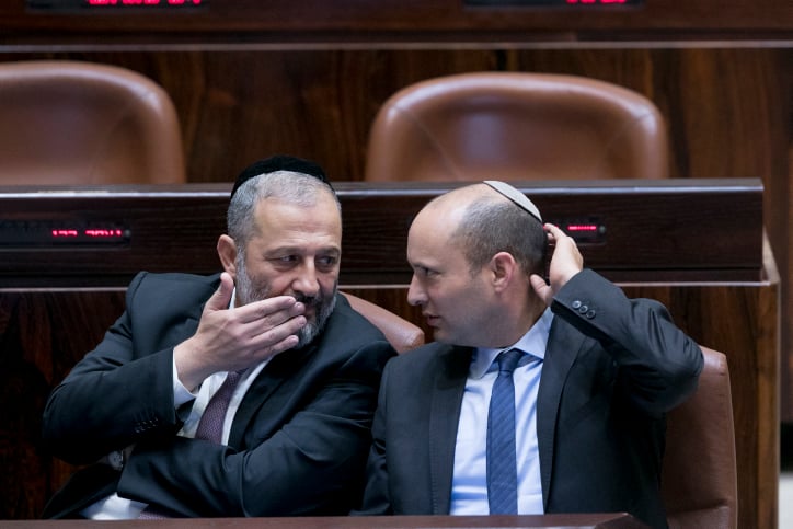 Bennett and Deri spar after mob attacks female soldiers in Bnei Brak