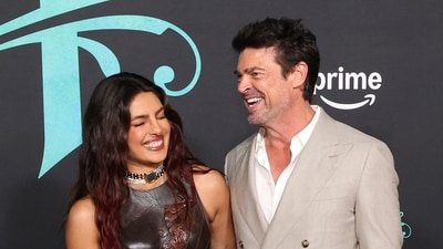 Cast members Priyanka Chopra Jonas and Karl Urban attend the world premiere of the film The Bluff in Los Angeles, California, U.S., February 17, 2026. REUTERS/Mario Anzuoni (REUTERS)