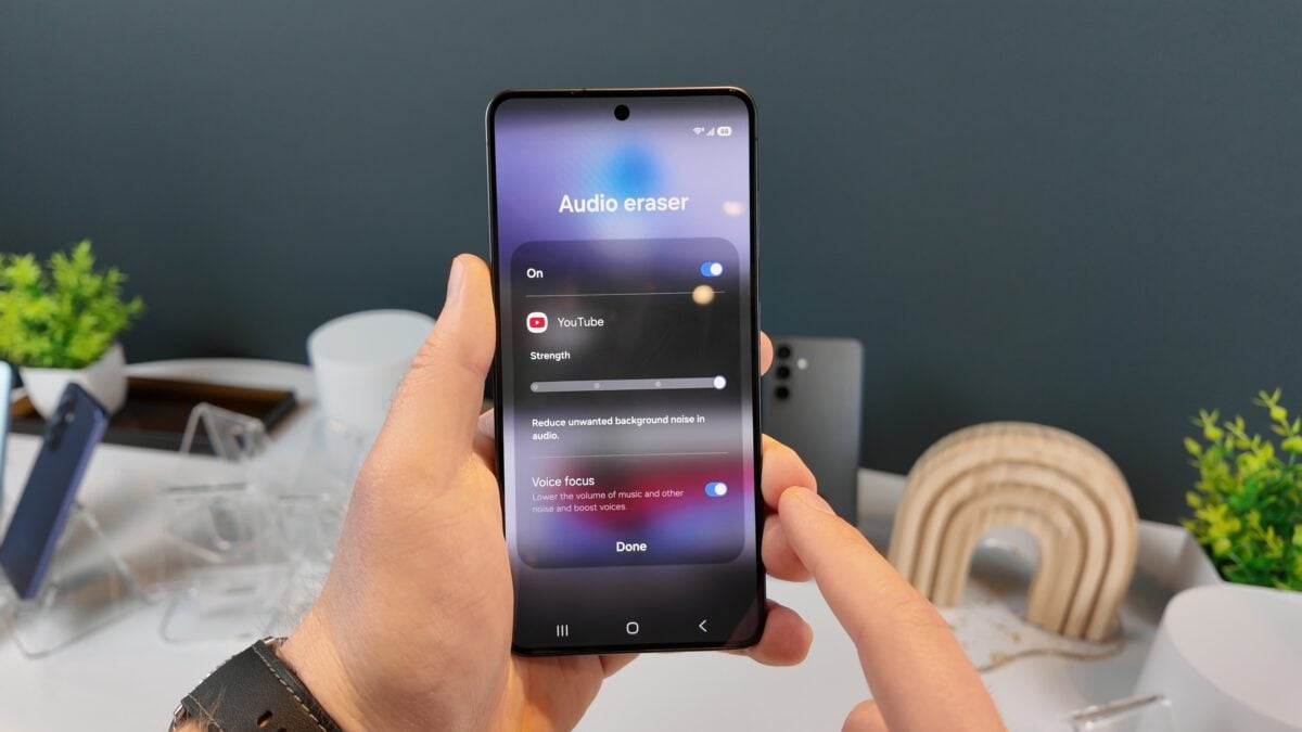Galaxy S26 AI Audio Eraser can remove background from streaming apps