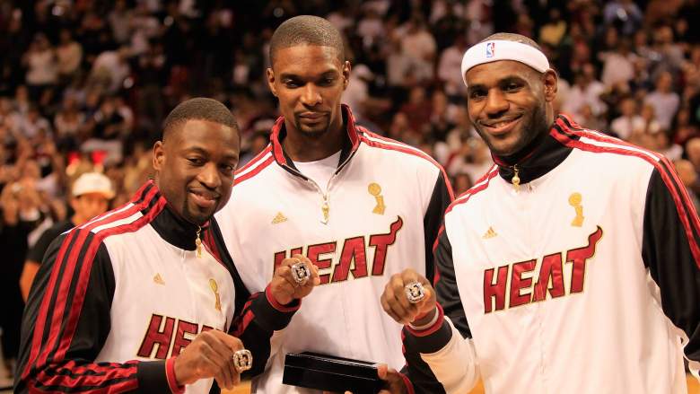 Dwyane Wade, Chris Bosh, LeBron James