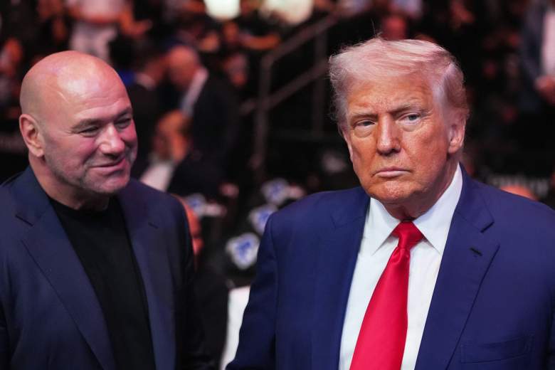 Dana White and President Donald Trump