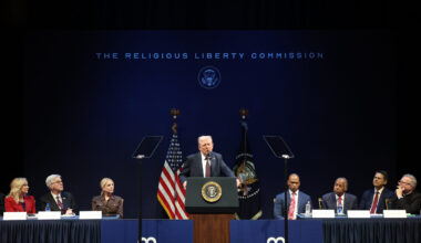 Trump religious liberty panel’s first antisemitism hearing turns contentious over Israel