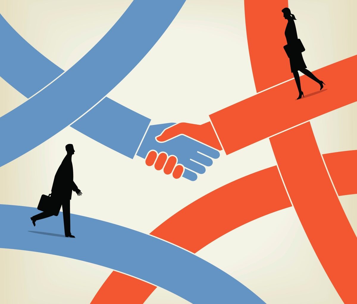 Shaking Hands illustration