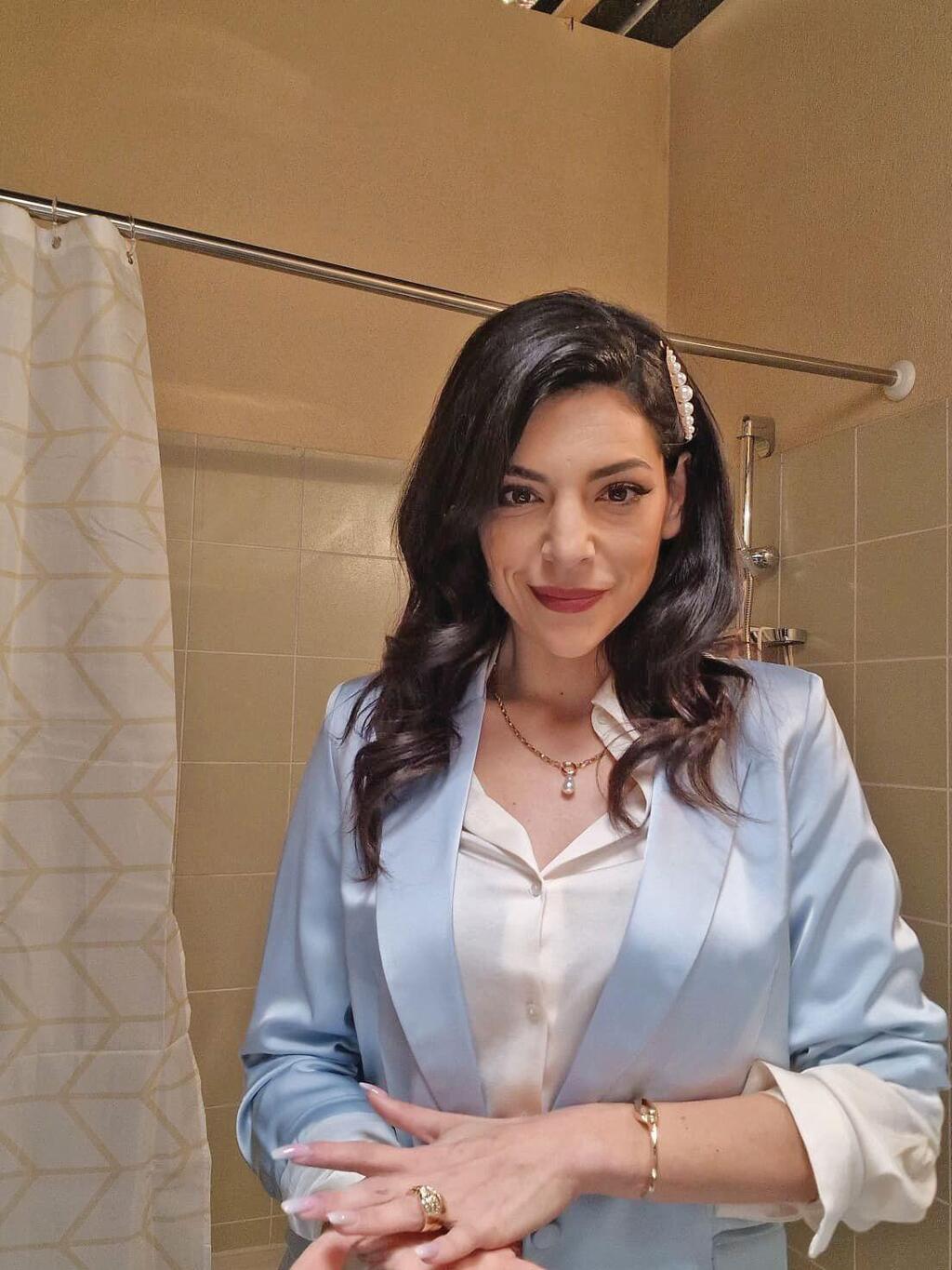 On the set of Zaguri Empire (Photo: Haim Shraga Talent Agency) ג'וזית מרגי. על סט "זגורי אימפריה"