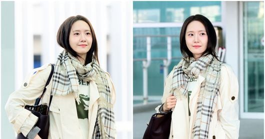 YoonA Dazzles with Classic, Innocent Airport Style - 조선일보