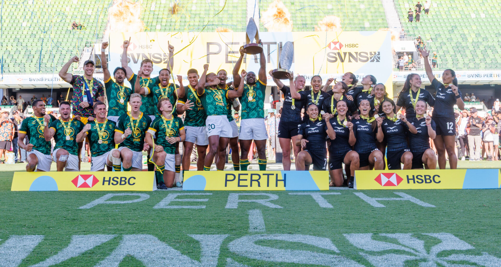 New Zealand and South Africa add Perth gold to their HSBC SVNS collections