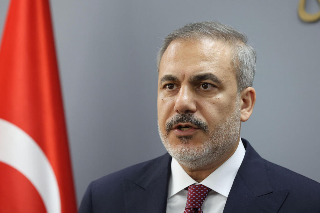 Turkish Foreign Minister Hakan Fidan (Photo: ANWAR AMRO / AFP) הקאן פידאן שר החוץ של טורקיה