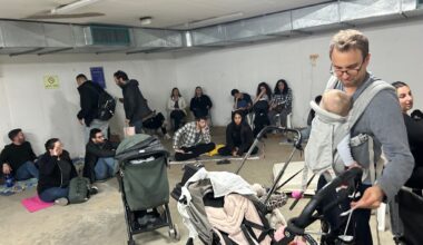'We meet again': Inside the 'pajama party' at a north Tel Aviv bomb shelter