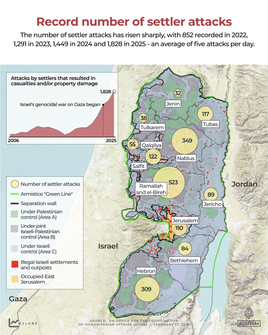 INTERACTIVE - Settler attacks across theoccupied West Bank (2024-2025)-west bank - October 14, 2025-1771321248