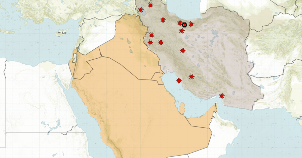 Mapping US and Israeli attacks on Iran and Tehran’s retaliatory strikes | Israel-Iran conflict News