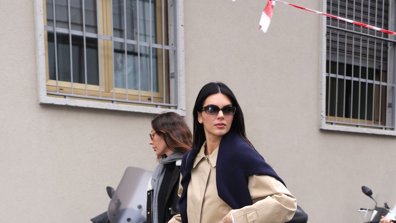 Kendall Jenner and Bella Hadid Bring Their Model Off-Duty Fashions to Milan Fashion Week