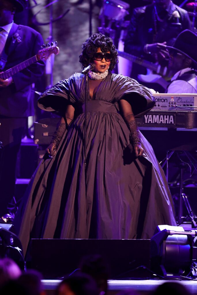 Lauryn Hill Wore Carolina Herrera For Her 2026 Grammy Awards Performance, Lauryn Hill, 2026 Grammys, Grammy Awards tribute, Lauryn Hill performance, Roberta Flack tribute, D’Angelo tribute, Carolina Herrera Spring 2026, Grammys stage fashion, music legacy moment, Grammys ceremony