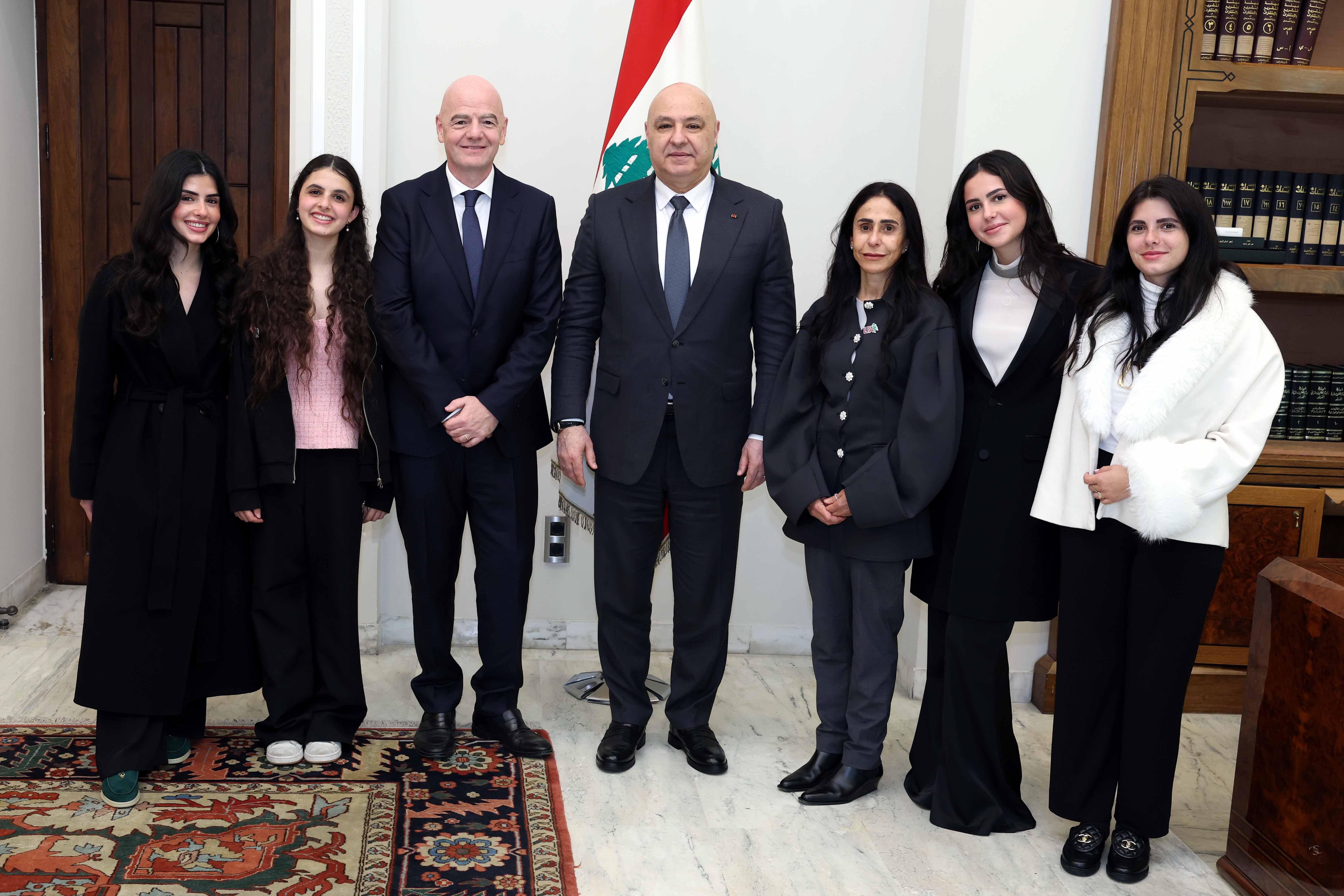 Infantino received his Lebanese passport this week
