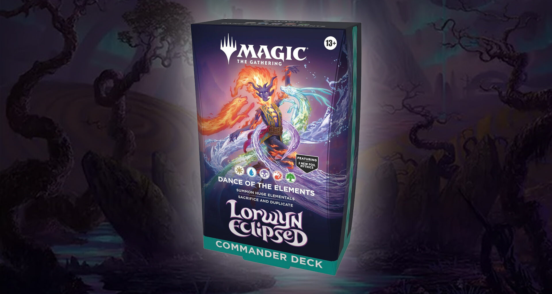 One of the two new MTG Lorwyn Commander decks is currently $12 off on Amazon.
