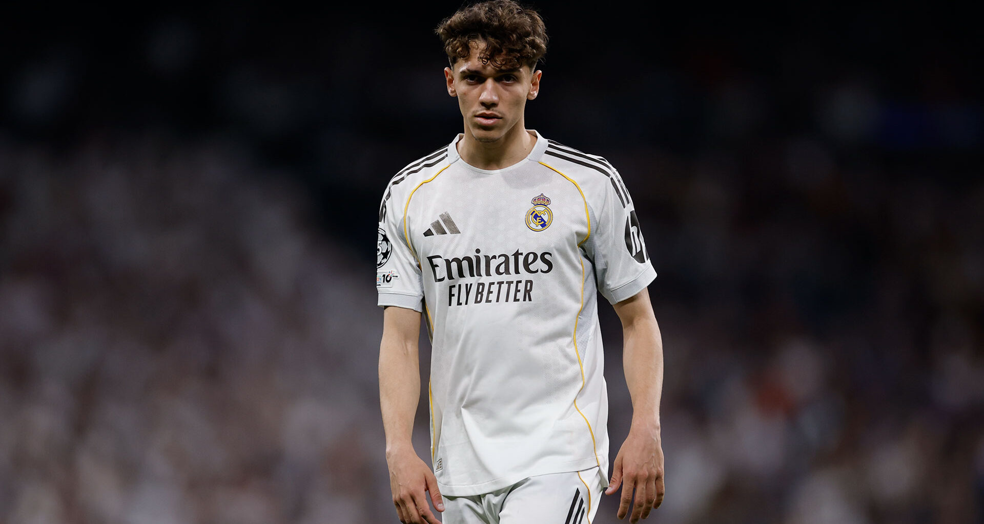 "I am very happy to play in this stadium and with this club"