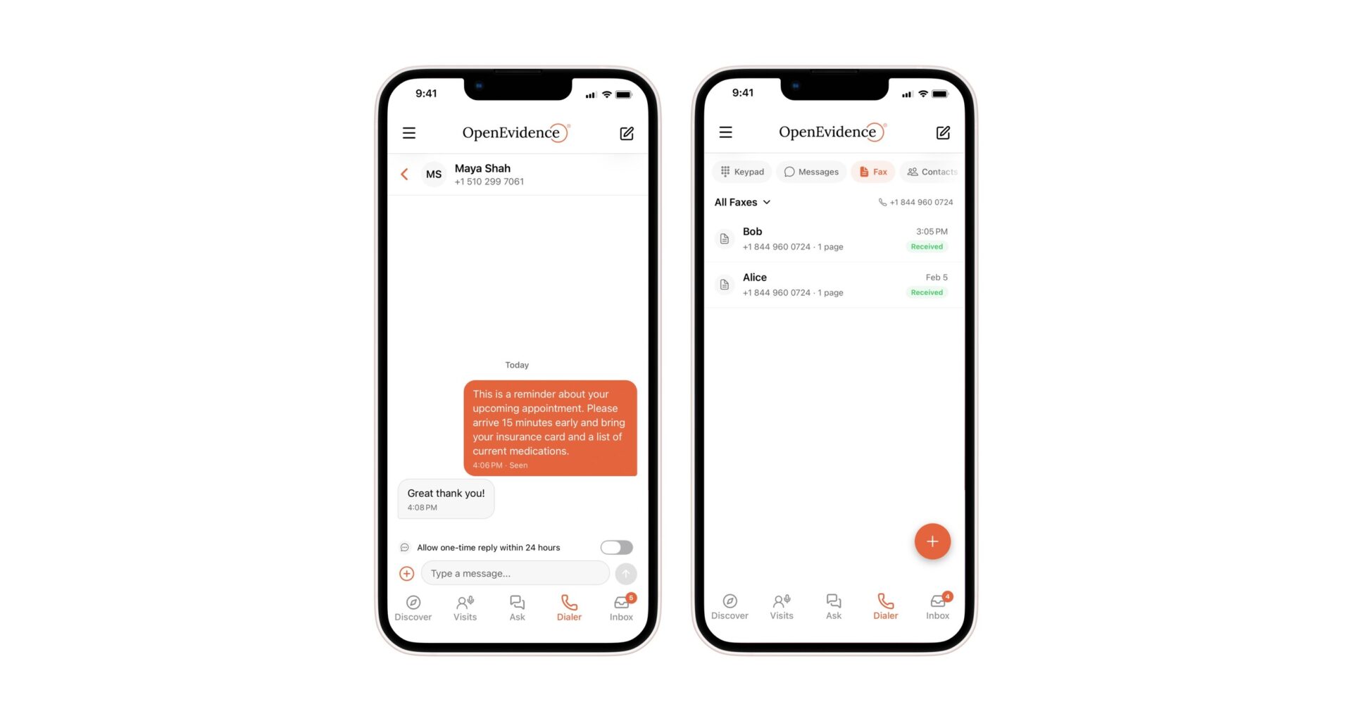 OpenEvidence Wide-Releases AI-Integrated Doctor Dialer™, for Privacy-Centric, Doctor-Patient Telemedicine Calls, Messaging, and Voicemail in One Unified Clinical Platform--With Live Clinical Decision AI Deeply-Integrated.