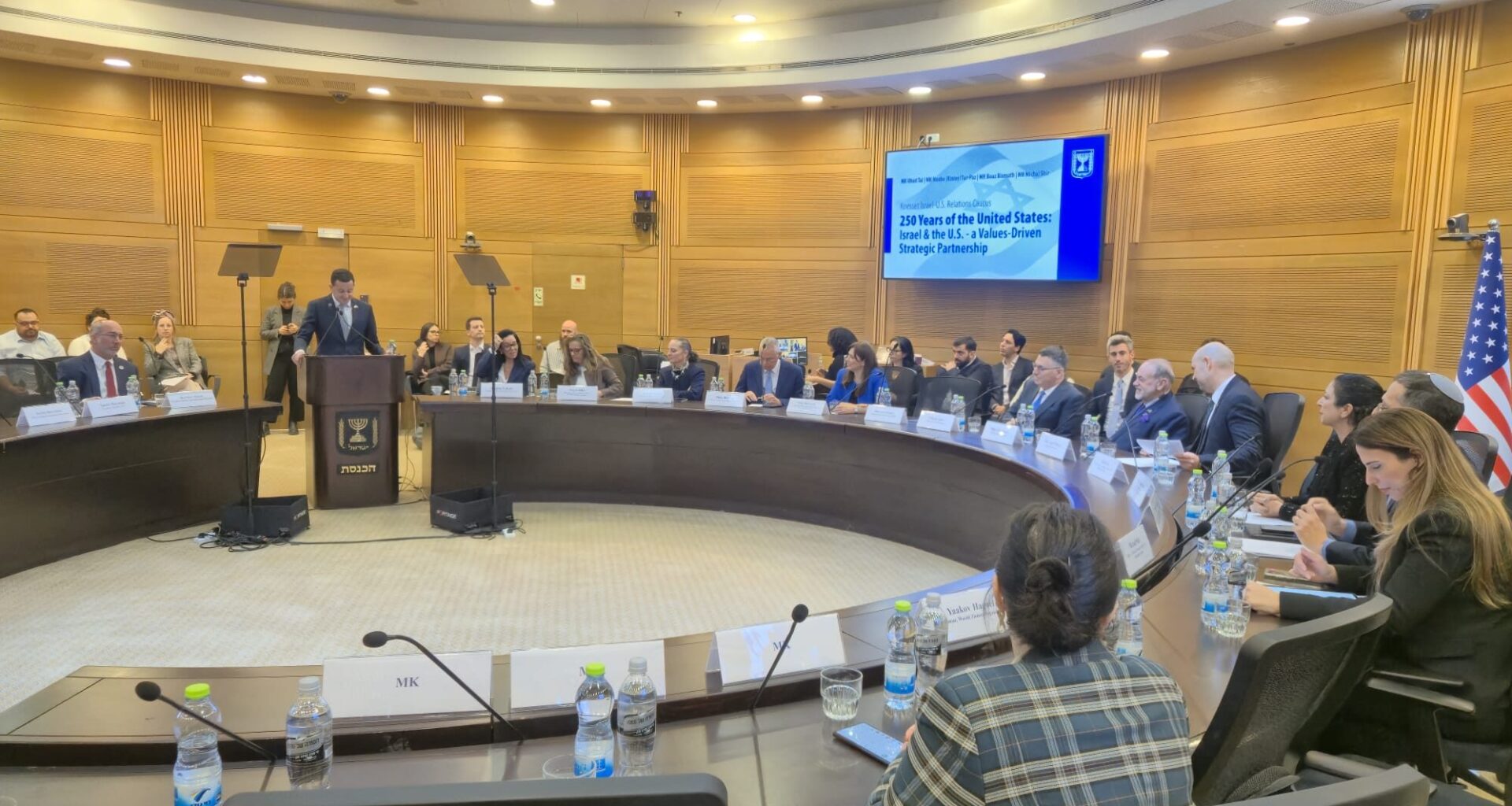 Israeli Parliament Marks US 250th Anniversary with a Message to Washington: The Alliance Must Be Won, Not Assumed