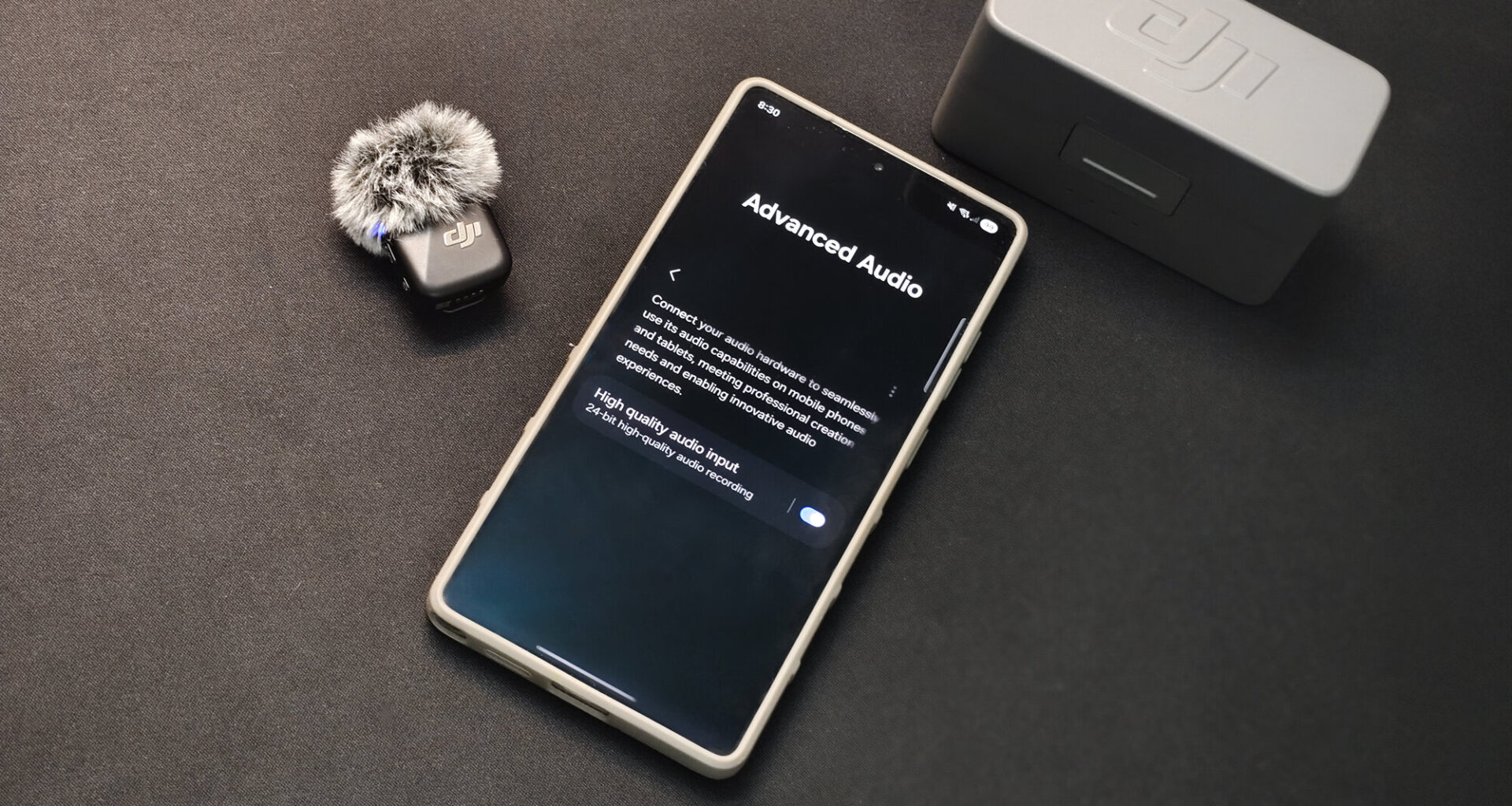 One UI Advanced Audio DJI Mic Mini