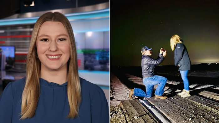 KSAT meteorologist Shelby Ebertowski is engaged