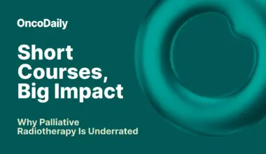 Short Courses, Big Impact: Why Palliative Radiotherapy Is Underrated