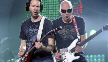 “He said, ‘I wish I could let that go, but it’s hard!” Paul Gilbert explains why Joe Satriani feels the need to “prove” he can shred on his records