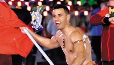 Tonga's 'Muscle Man' Taufatofua Named 2026 Winter Olympics Flag Bearer - 조선일보