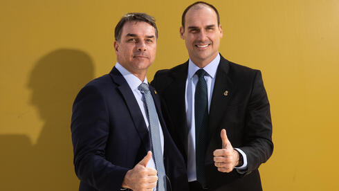 Brazil’s Bolsonaro sons visit Israel, vow embassy move to Jerusalem