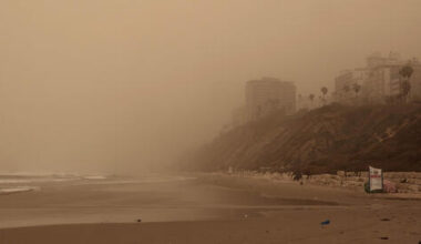 Rare February haze lifts as Israel braces for heat wave