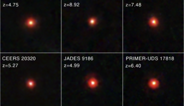 Images of the "Little Red Dots" (LRDs) observed by the James Webb Space Telescope data from multiple surveys. Credit: NASA, ESA, CSA, STScI, Dale Kocevski (Colby College)
