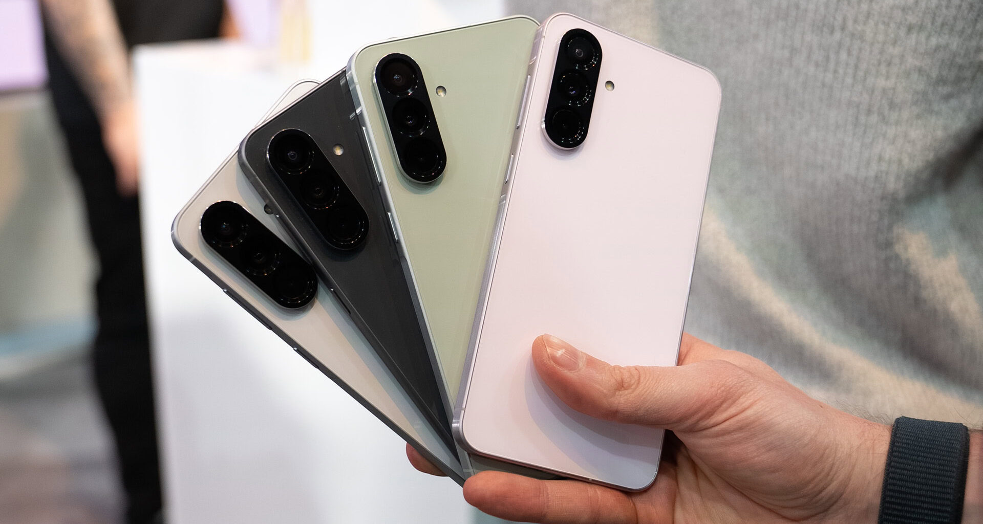 Samsung Galaxy A56 All Colors In Hand