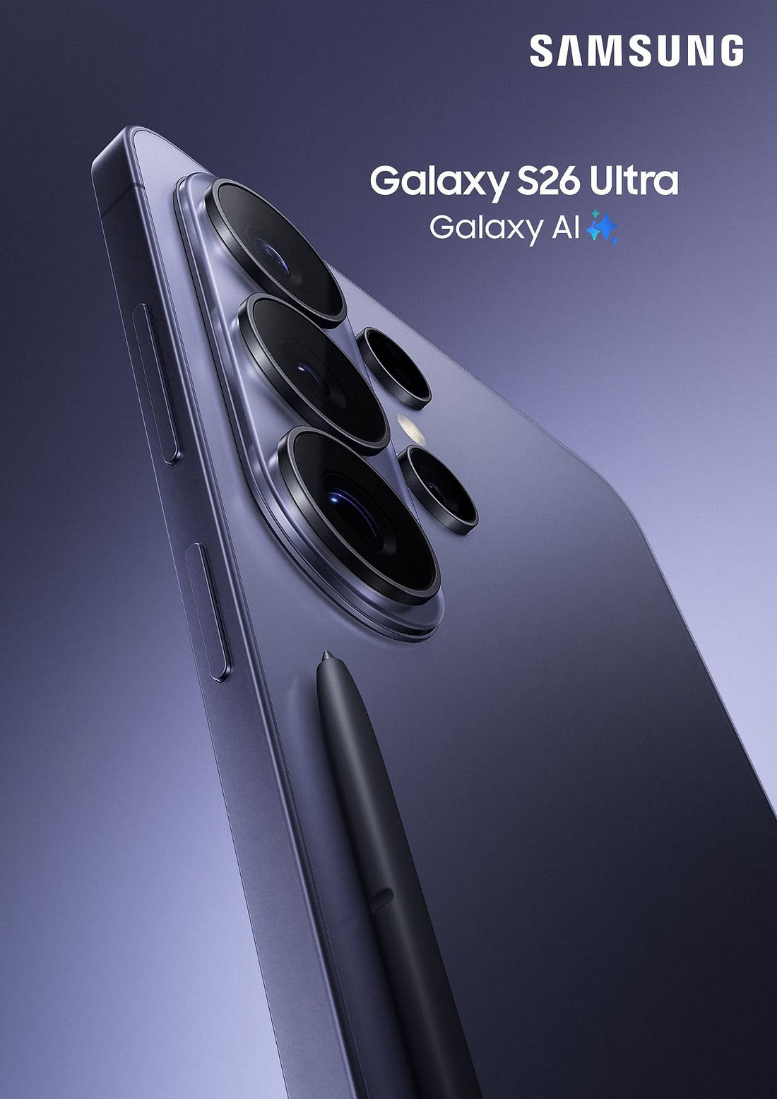 Samsung Galaxy S26 Ultra official looking render Evan Blass
