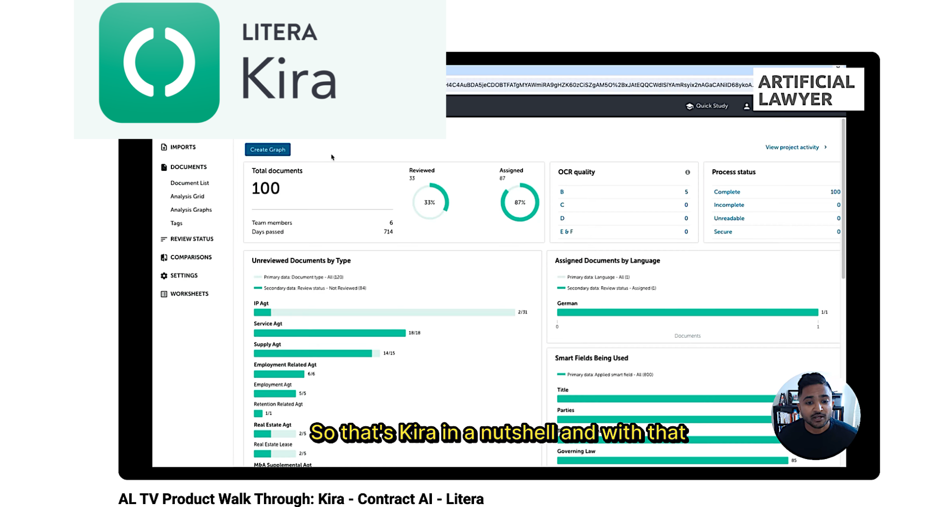 Litera Kira – AL TV Product Walk Through – Artificial Lawyer