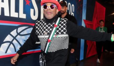 Spike Lee wears pro-Palestinian outfit to NBA All-Star Game featuring 1st Israeli player